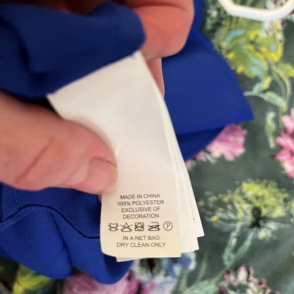 Kate spade ruffle tie tank top Blue Size Medium - Picture 7 of 11